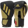 imageAdidas Tilt 350 PRO Training Gloves  Hook ampamp Loop with New Tilt Technology  for Men Women Unisex  Sustainable Vegan Leather Boxing Kickboxing MMA Training GlovesBlackGold Met