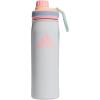 imageadidas 20 oz Stainless Steel Water Bottle Insulated DoubleWalled 188 Metal Men Women Girls and BoysWhitePink SparkClear Sky Blue