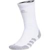 imageadidas 5Star Football Crew Socks for Mens and Womens Sports Soccer Volleyball 1PackTraxionWhiteClear Grey