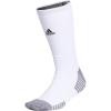 imageadidas 5Star Football Crew Socks for Mens and Womens Sports Soccer Volleyball 1PackWhiteBlack