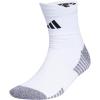 imageadidas 5Star Football High Quarter Ankle Socks for Men and Womens Team SportsWhiteBlack