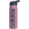 imageadidas 600 ML 20 oz Straw Top Metal Water Bottle HotCold DoubleWalled Insulated 188 Stainless SteelWonder Orchid PurpleOnix Grey