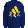 imageadidas Kids Disney Mickey Mouse SweatshirtDark BlueCrew Yellow