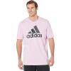 imageadidas Mens Badge of Sport TeeBliss LilacBlack
