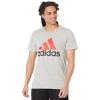 Medium Grey Heather/Vivid Red/Black
