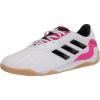 imageadidas Mens Copa Sense3 Indoor Sala Soccer ShoeWhiteBlackShock Pink