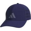 imageadidas Mens Gameday Stretch Fit Baseball CapDark BlueOnix Grey40
