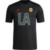 imageadidas Mens La Galaxy MLS Short Sleeve TShirtBlack La