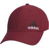 imageadidas Mens Release 3 Structured Stretch Fit CapShadow RedBlackWhite