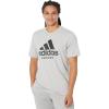 imageadidas Mens Soccer Logo TeeMedium Grey Heather