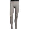 imageadidas Mens Techfit Long TightsMedium Grey Heather