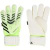 imageadidas Predator Match Fingersave Goalie GlovesLucid LemonWhiteBlack