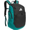 imageadidas Select Basketball Backpack for Men and Women Premium Sports Bag BlackPure Teal Green One SizeBlackPure Teal Green