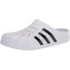 imageadidas Unisex Adult Adilette Clog Slide SandalFootwear WhiteCore BlackFootwear White