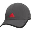 imageadidas UnisexChild Superlite Relaxed Adjustable Performance CapGrey SixBlackBright Red