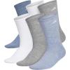 Heather Grey/Washed Denim Blue Heather/White
