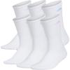 imageadidas Womens Athletic Cushioned Crew Socks with Arch Support 6Pack Durable MoistureWickingWhiteClear Sky BlueBliss Lilac Purple