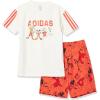 imageadidas boys Disney Mickey Mouse Tshirt SetOff WhiteBright Red