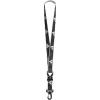 imageadidas unisexadult Lanyard for Keys Id Badge Holder Keychain With Breakaway Buckle20 Black