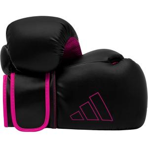 imageAdidas Hybrid 80 Boxing Gloves  Adult Boxing Gloves for Men ampamp Women  Heavy Bag Gloves Kickboxing Gloves for Women MMA Sparring Gloves Punching Bag Gloves for MenBlackShock Pink