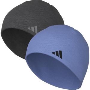 imageAdidas Mens Beanie 2Pack  Standard Fit Winter Knit Hat Skull CapGrey SixGrey ThreeBlue Fusion Black