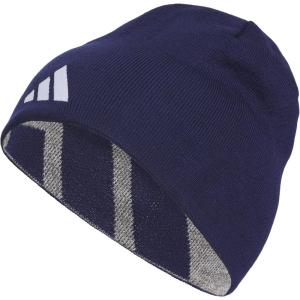 imageAdidas Mens Reversible Skully Beanie  Standard Fit Winter Hat Skull CapDark BlueGrey Fourgrey TwoWhiteSkully