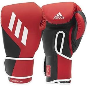 imageAdidas Tilt 350 PRO Training Gloves  Hook ampamp Loop with New Tilt Technology  for Men Women Unisex  Sustainable Vegan Leather Boxing Kickboxing MMA Training GlovesActive RedBlack