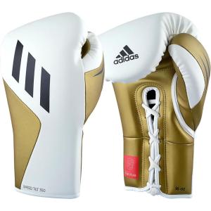 imageAdidas Tilt 350 Pro with Lace Closure  with New Tilt Technology  for Men Women Unisex  Sustainable Vegan Leather Boxing Kickboxing MMA Training GlovesWhiteGold