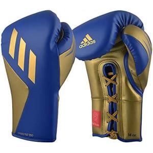 imageAdidas Tilt 350 Pro with Lace Closure  with New Tilt Technology  for Men Women Unisex  Sustainable Vegan Leather Boxing Kickboxing MMA Training GlovesBlueGold