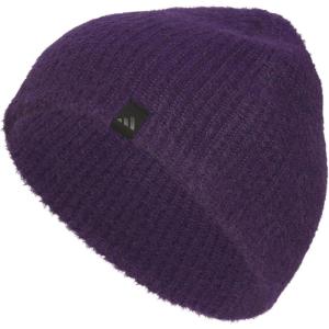 imageAdidas Womens Beanie  Lifestyle Standard Fit Winter Knit HatAurora Plum PurpleBlack