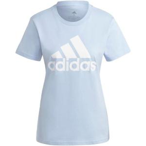 imageAdidas Womens Essentials Logo TeeBlue DawnWhite