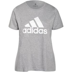 imageAdidas Womens Essentials Logo TeeMedium Grey HeatherWhite
