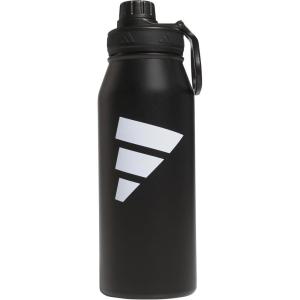 imageadidas 1 Liter 32 oz Metal Water Bottle HotCold DoubleWalled Insulated 188 Stainless Steel Focus Olive GreenBlack 32 OuncesBlackWhite2