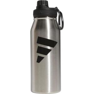 imageadidas 1 Liter 32 oz Metal Water Bottle HotCold DoubleWalled Insulated 188 Stainless Steel Focus Olive GreenBlack 32 OuncesStainless SteelBlack