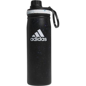 imageadidas 20 oz Stainless Steel Water Bottle Insulated DoubleWalled 188 Metal Men Women Girls and BoysBlackBright Royal BlueWhite