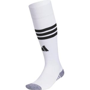 imageadidas 3Stripe Hoop Soccer Socks 1Pair with Arch Compression for a Secure FitWhite 2Black
