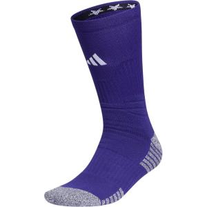 imageadidas 5Star Football Crew Socks for Mens and Womens Sports Soccer Volleyball 1PackCollegiate PurpleWhite20