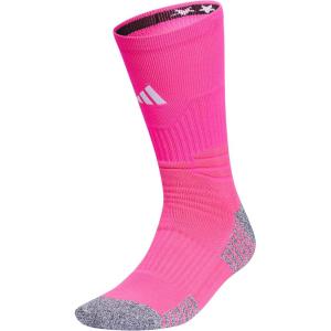 imageadidas 5Star Football Crew Socks for Mens and Womens Sports Soccer Volleyball 1PackShock PinkWhite20