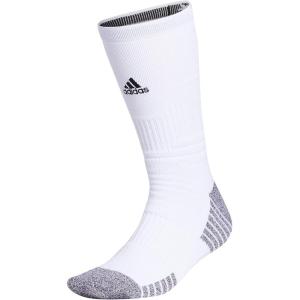 imageadidas 5Star Football Crew Socks for Mens and Womens Sports Soccer Volleyball 1PackWhiteBlack