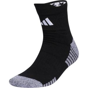imageadidas 5Star Football High Quarter Ankle Socks for Men and Womens Team SportsBlackWhite