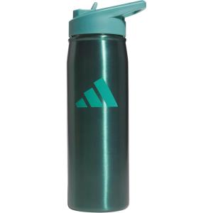 imageadidas 600 ML 20 oz Straw Top Metal Water Bottle HotCold DoubleWalled Insulated 188 Stainless SteelPreloved Teal GreenPowder Teal Green
