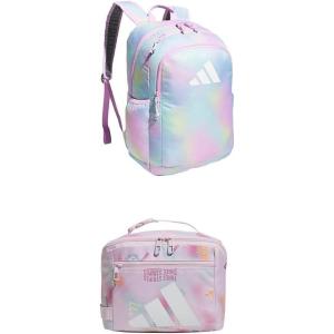 imageadidas Affiliate Small Backpack for Women and Men Durable Bag with Laptop Sleeve Halftone Gradient Bliss LilacBliss Lilac Purple One SizeHalftone Gradient  Adi Haze Clear Pink