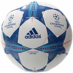 imageadidas Capitano Soccer BallWhiteBright CyanBright Blue