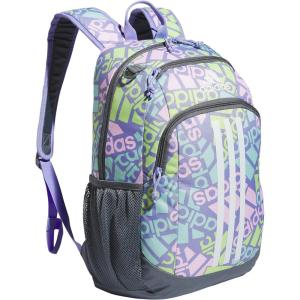 imageadidas Creator School Backpack for Girls ampamp Boys  Durable BookbagAdi Multi Collage Light PurpleOnix GreyWhite
