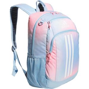 imageadidas Creator School Backpack for Girls ampamp Boys  Durable BookbagDazed Gradient Clear SkyClear Sky BluePink Spark