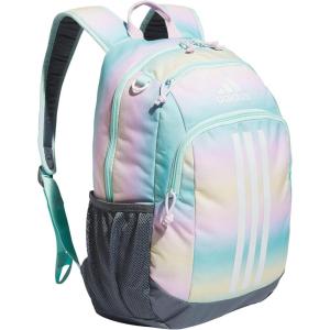 imageadidas Creator School Backpack for Girls ampamp Boys  Durable BookbagGradient Flash AquaOnix GreyWhite