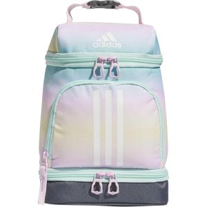 imageadidas Excel Insulated Lunch Bag Cooler with Zipper Pocket for Ice Pack and Clip Temperature Control InsulationGradient Flash AquaOrchid Fusion Purple