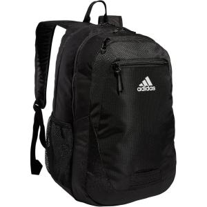 imageadidas Foundation Backpack for Laptop Large Durable Athletic Gym Bag BlackWhite One SizeBlackWhite