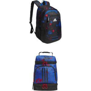 imageadidas Foundation Backpack for Laptop Large Durable Athletic Gym Bag BlackWhite One SizeSplatter Blue  SplatterblackScarlet
