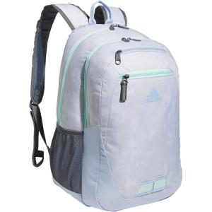 imageadidas Foundation Backpack for Laptop Large Durable Athletic Gym Bag BlackWhite One SizeStone Wash WhiteBlue DawnSemi Flash Aqua Blue